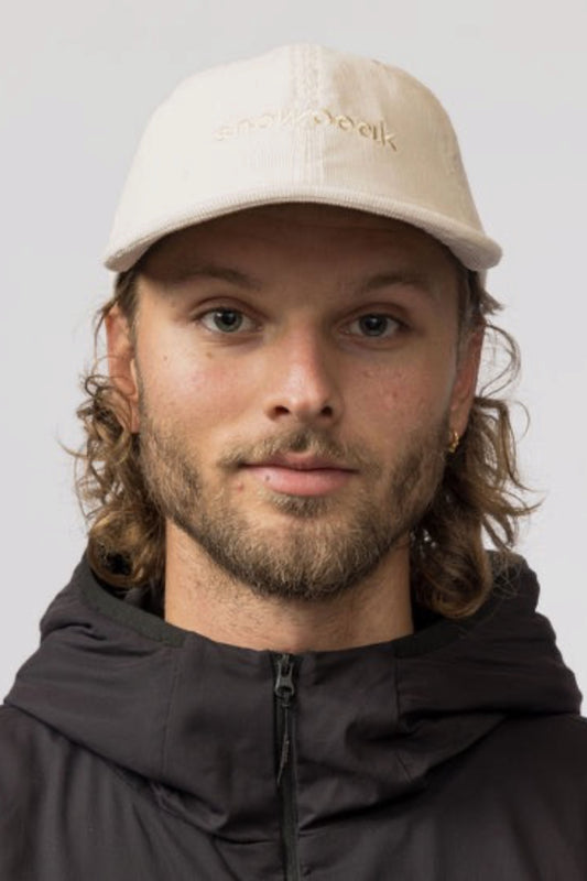 SNOW PEAK Corduroy Logo Design Cap Ivory | Casquette | Edgar Bdx