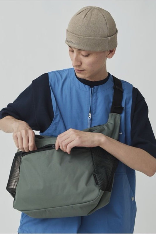 Snow Peak Everyday Use Middle Shoulder Bag Grey | Sac Bandoulière 10L Nylon | Edgar Bdx