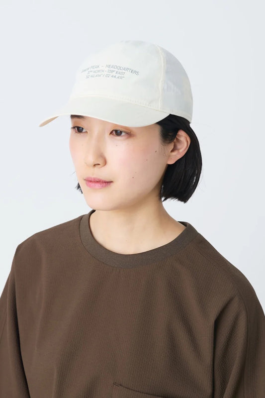 Snow Peak HQ Topographic Trucker Cap Black | Casquette Nylon 6 Panels | Edgar Bdx