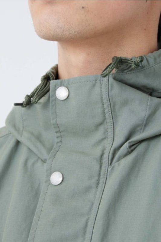 Snow Peak Light Dobby Cloth Parka Foliage | Parka Coton Nylon Dobby | Edgar Bdx