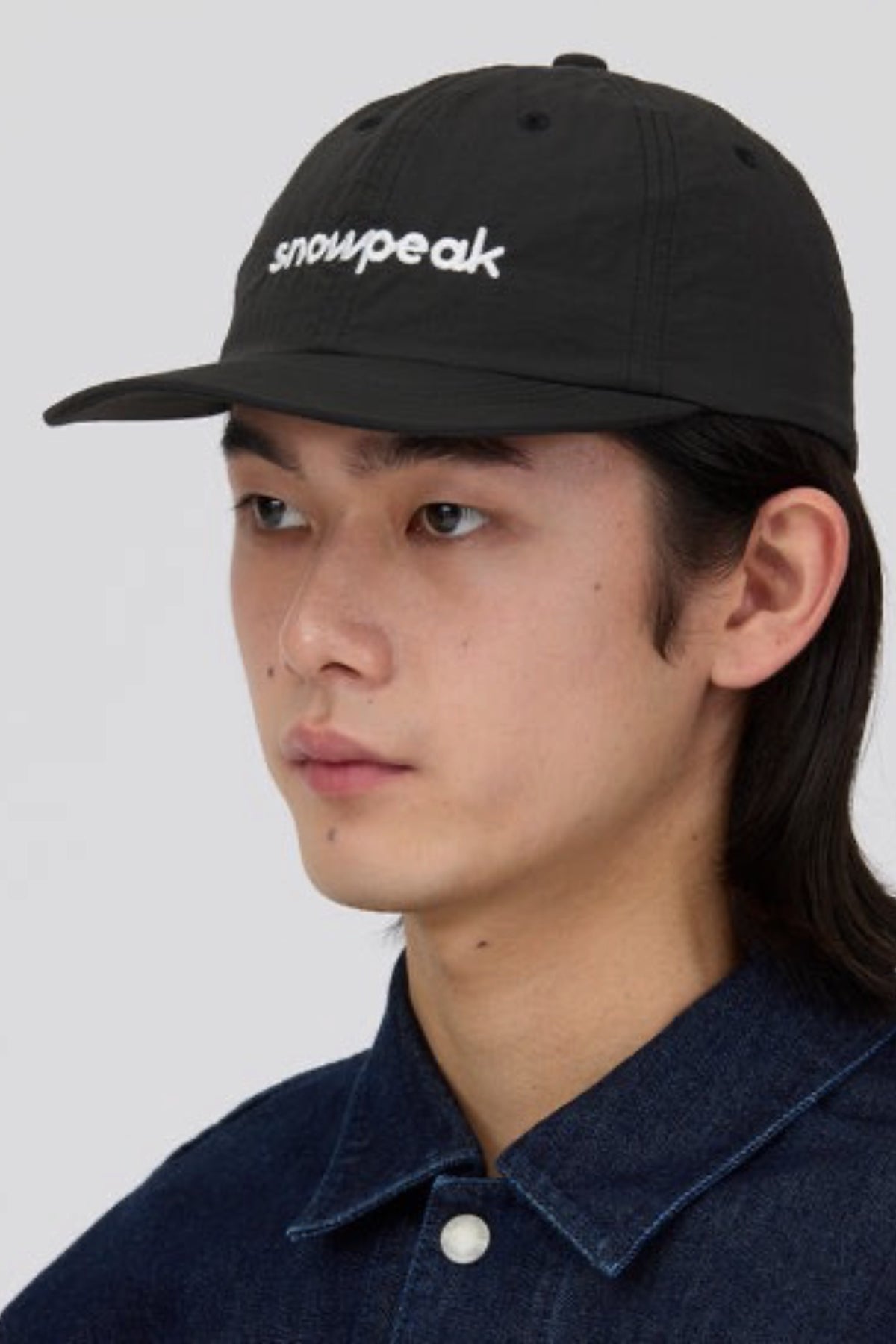 SNOW PEAK Logo Design Cap Black | Casquette coton | Edgar Bdx