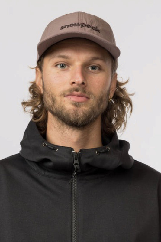 SNOW PEAK Logo Design Cap Light Brown | Casquette coton | Edgar Bdx