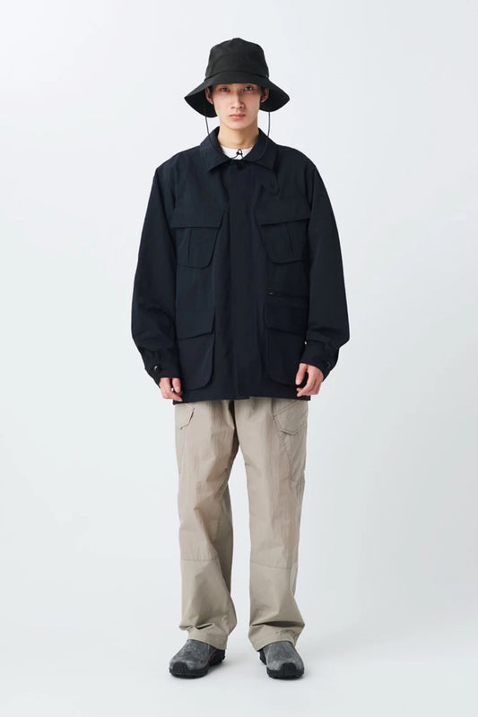 Snow Peak Nylon Washer Jacket Black | Veste Nylon Inspirée M65 | Edgar Bdx