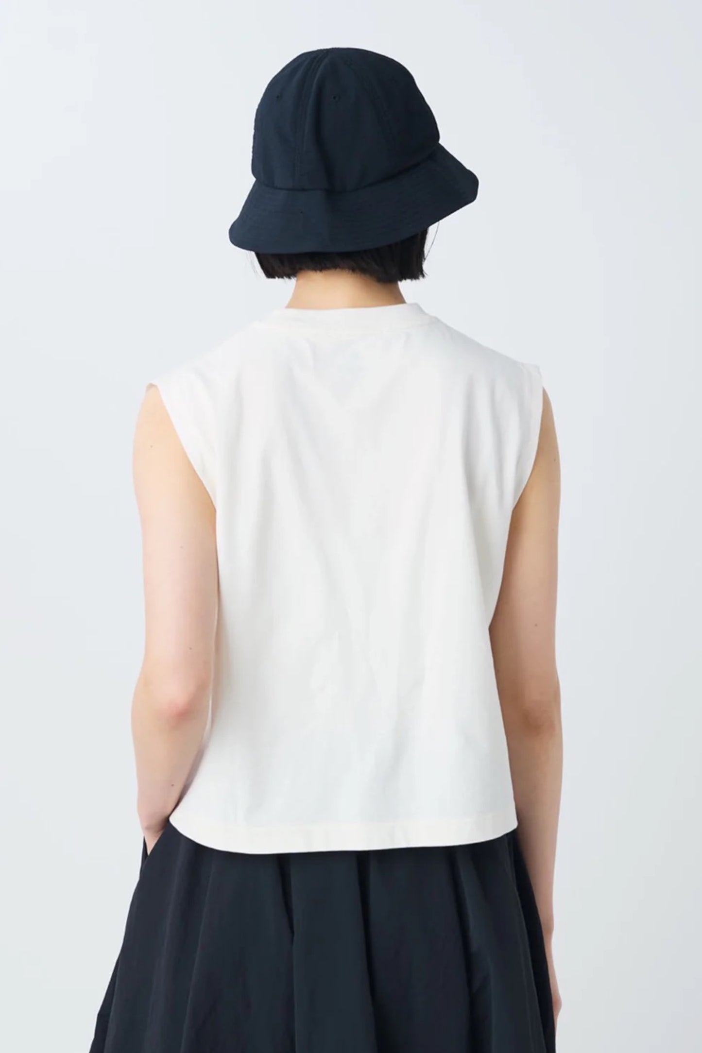 Snow Peak OG Mercerized Sleeveless T-Shirt Off White | Débardeur Coton Bio | Edgar Bdx