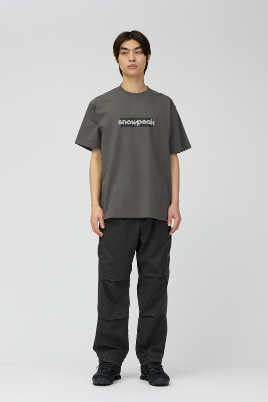 SNOW PEAK Pigment Washed Pants Charcoal | Pantalon Ripstop Coton Délavé | Edgar Bdx