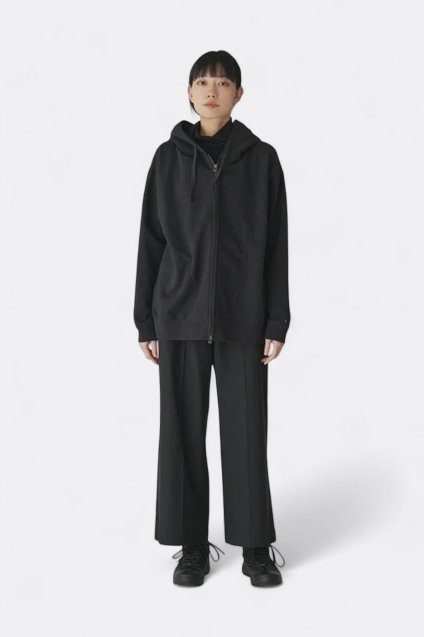 Snow Peak - Recycled Cotton Zip Up Hoodie (Black)