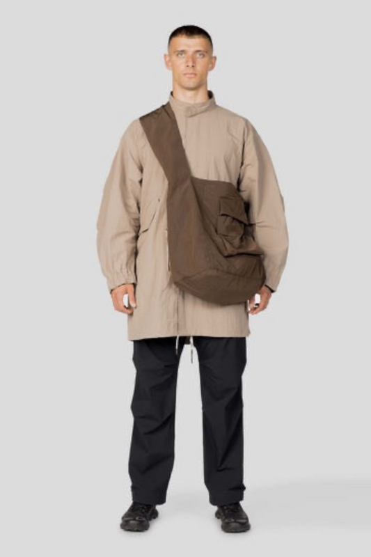 Snow Peak Ripstop Wrap Cross Bag Brown | Sac Bandoulière Nylon Ripstop | Edgar Bdx