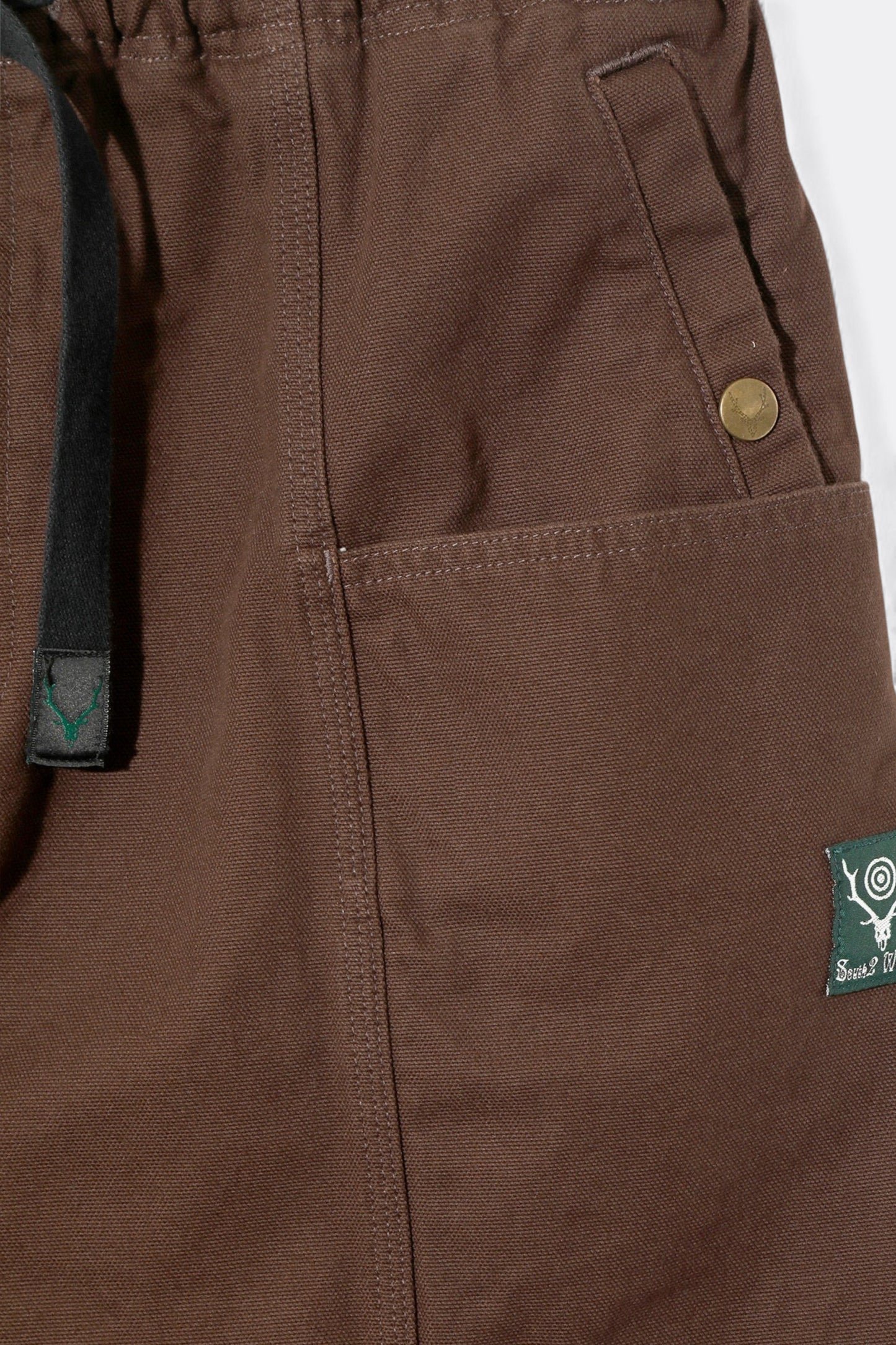South2 West8 - Belted C.S Pant 11.5oz Canvas (Brown)