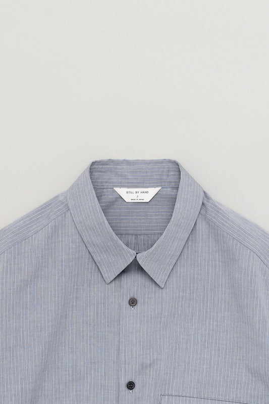 Still By Hand - Oversized shirt (Blue Stripe)