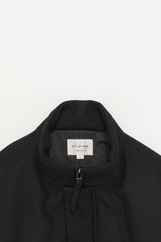 Still By Hand - Padded Wool Blouson (Black)