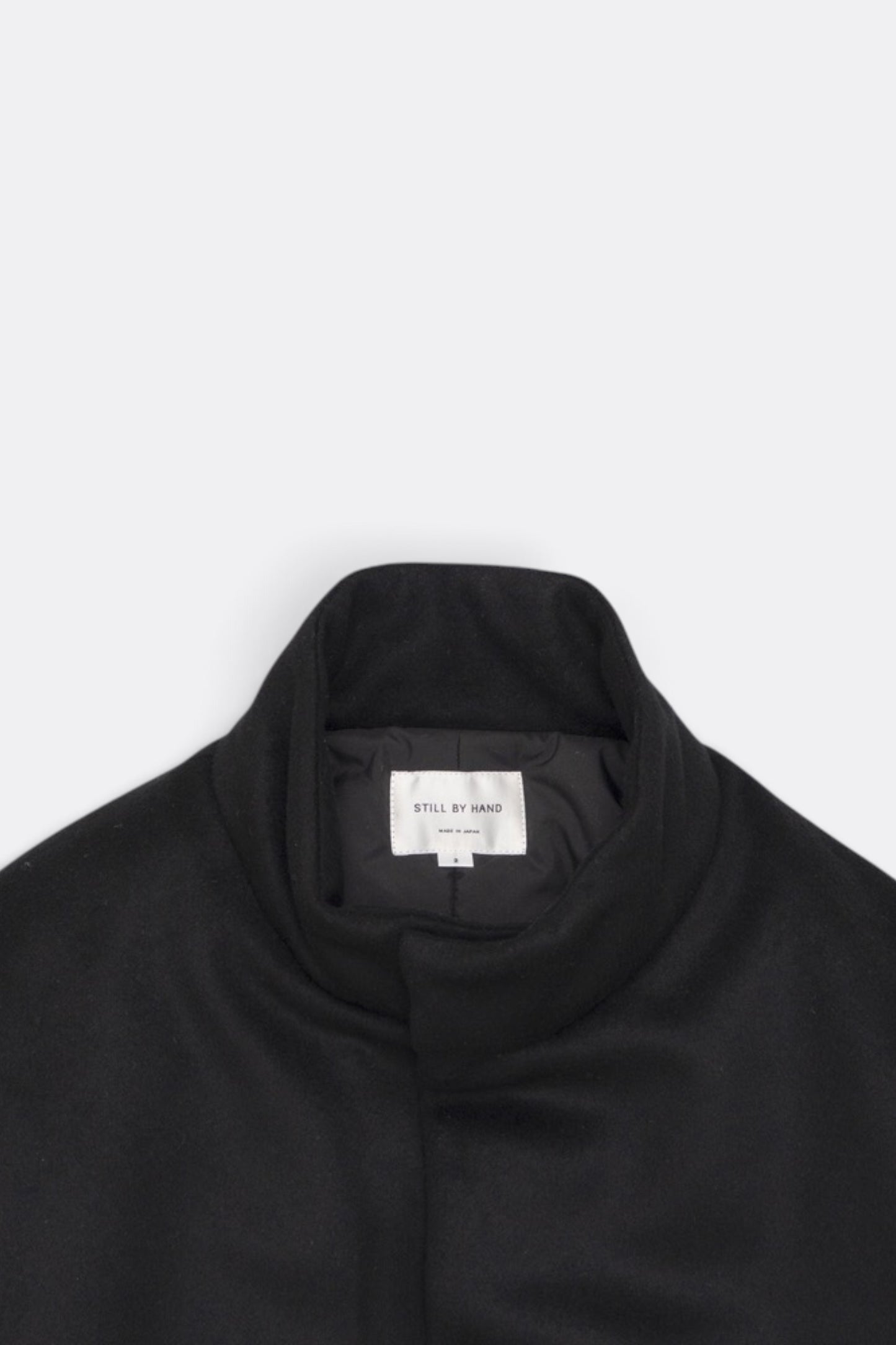 STILL BY HAND Padded Wool Blouson Black | Blouson Laine Thinsulate Japonais | Edgar Bdx
