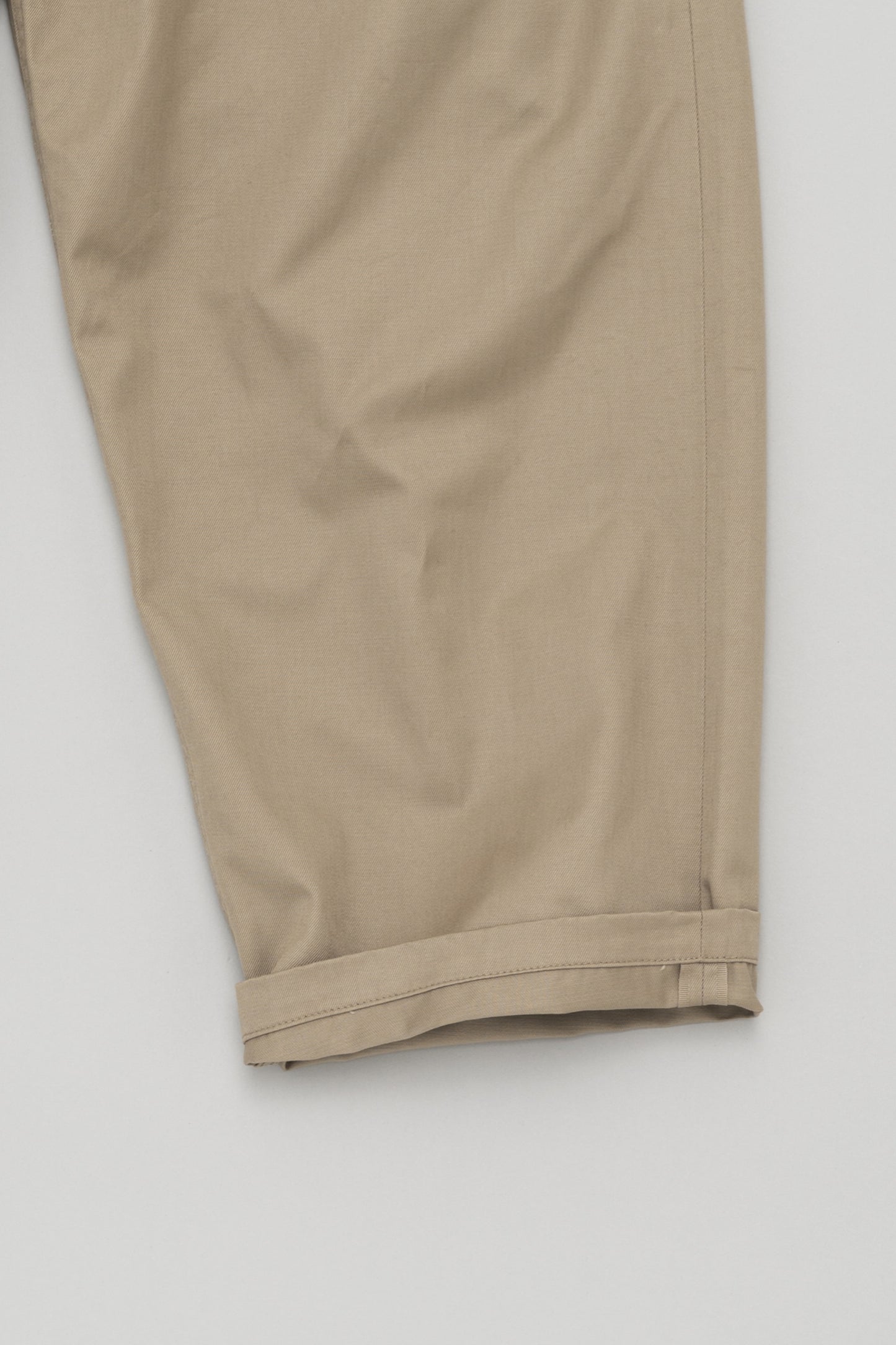 Pantalon Selvedge 1 Pli Beige Still By Hand - Coton Japonais Premium