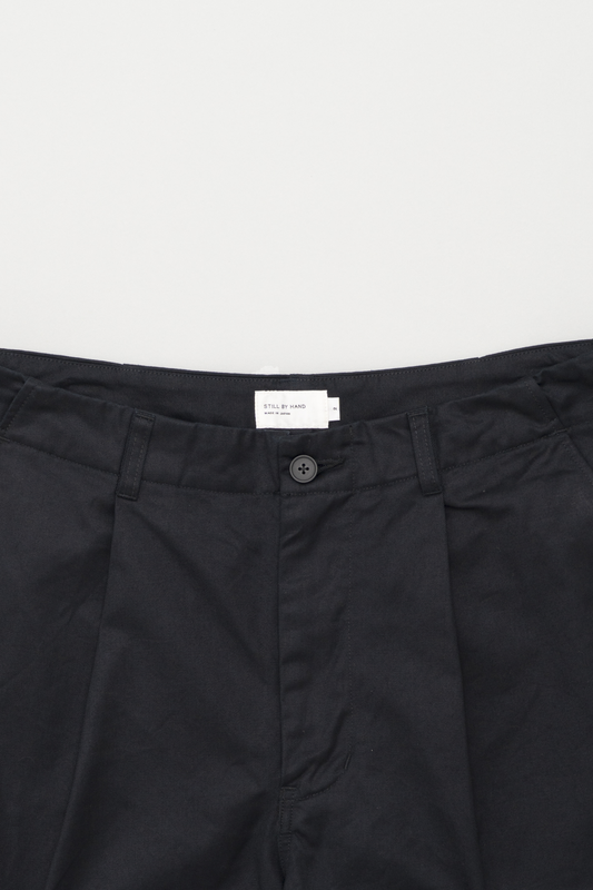Pantalon Selvedge 1 Pli Bleu Noir Still By Hand - Coton Japonais Premium
