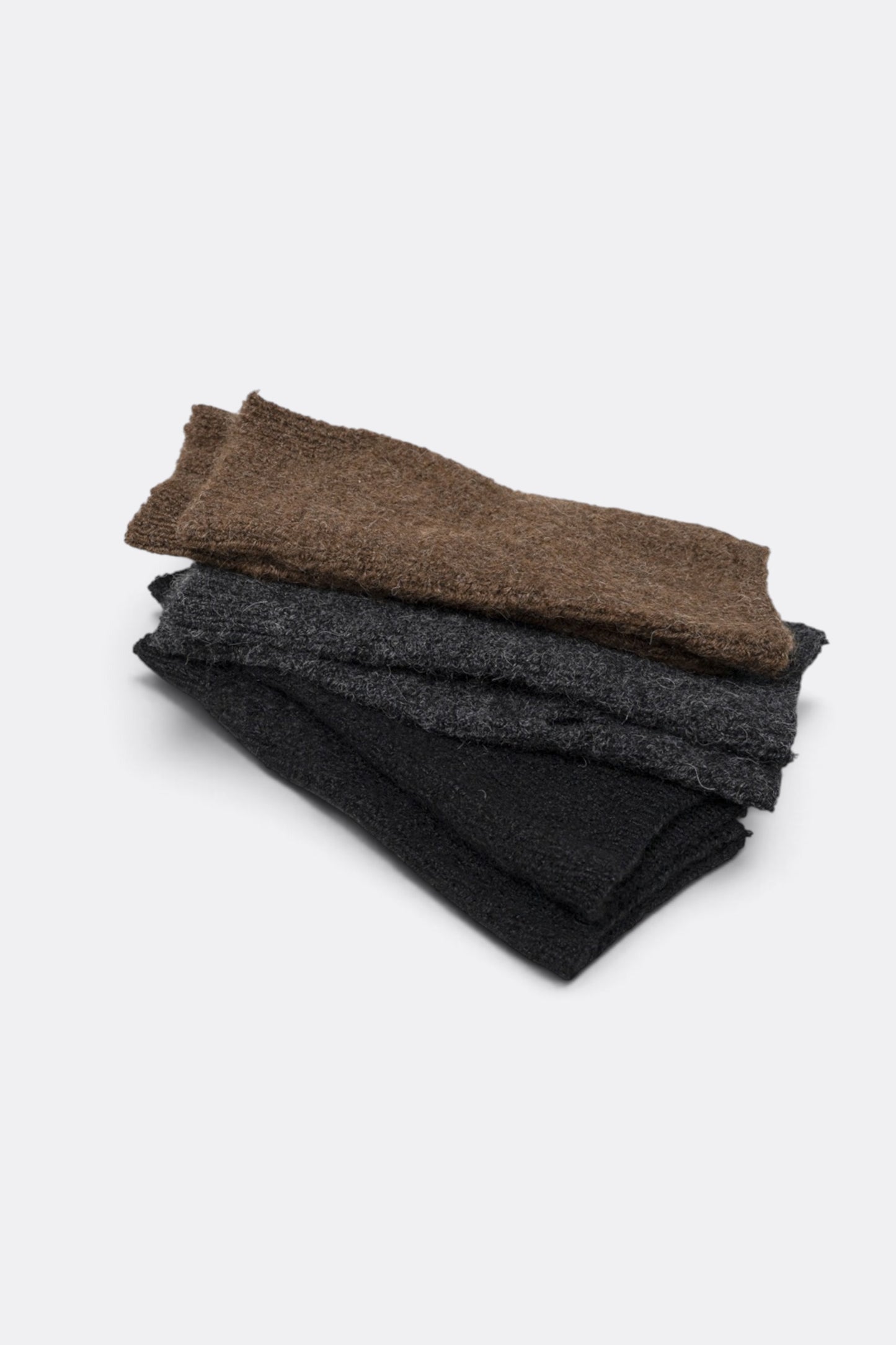 Wrist Warmer Alpaca Yarn (Brown)