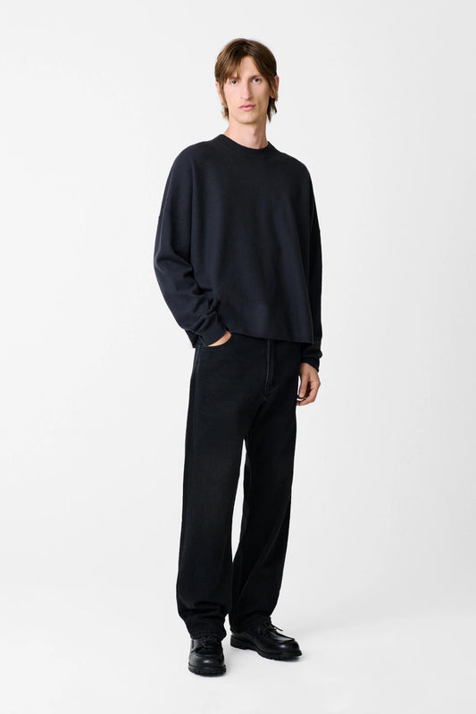 Riso Straight Leg Denim Pant (Washed Black)