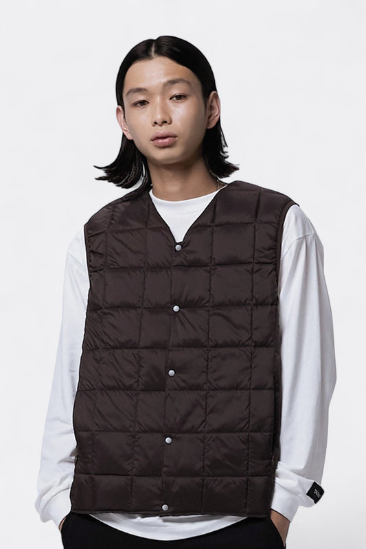 Taion - V-Neck Down Vest (Digital Camo)