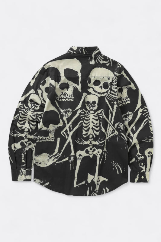 thisisneverthat - Skeletons Shirt (Washed Black)