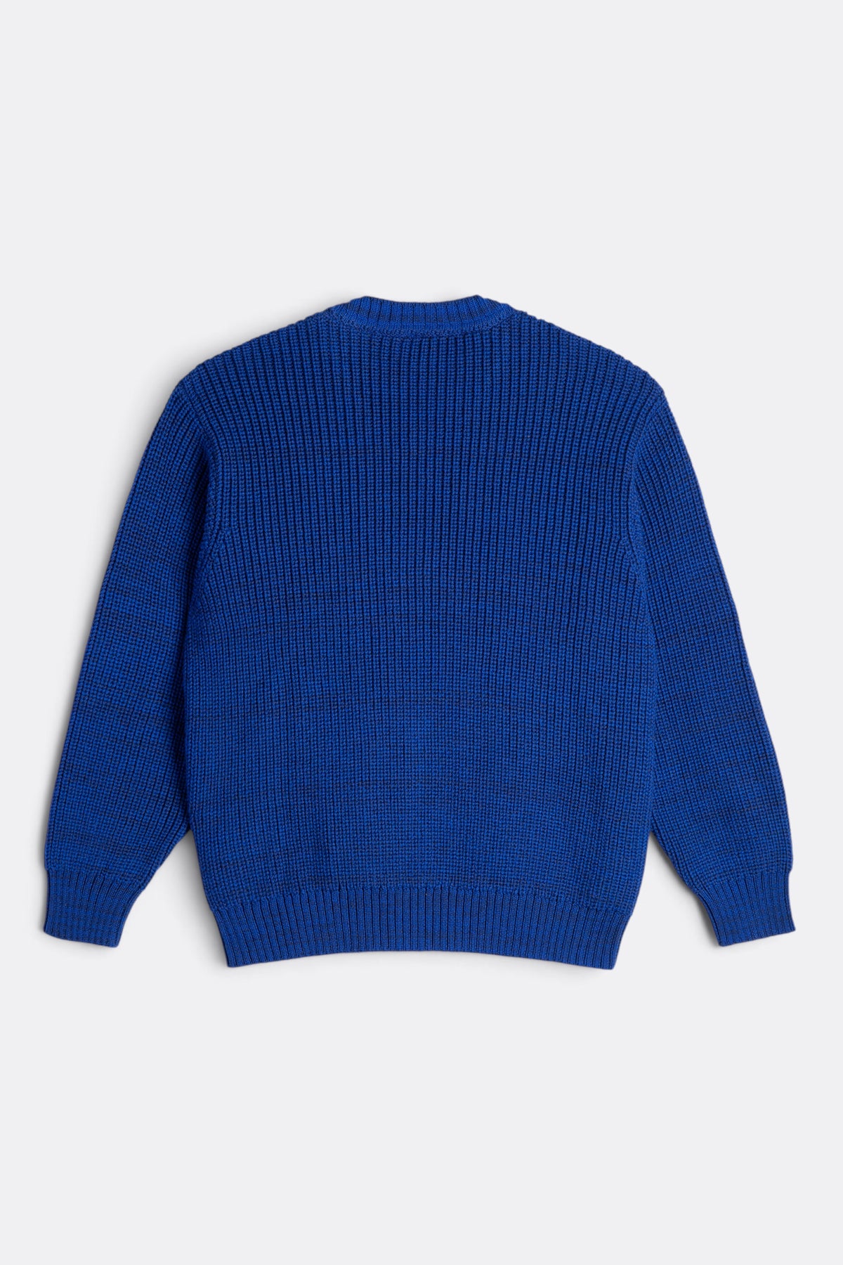 POLAR SKATE CO. Eve Sweater Blue Melange | Pull Laine Tricot Anglais Col V | Edgar Bdx