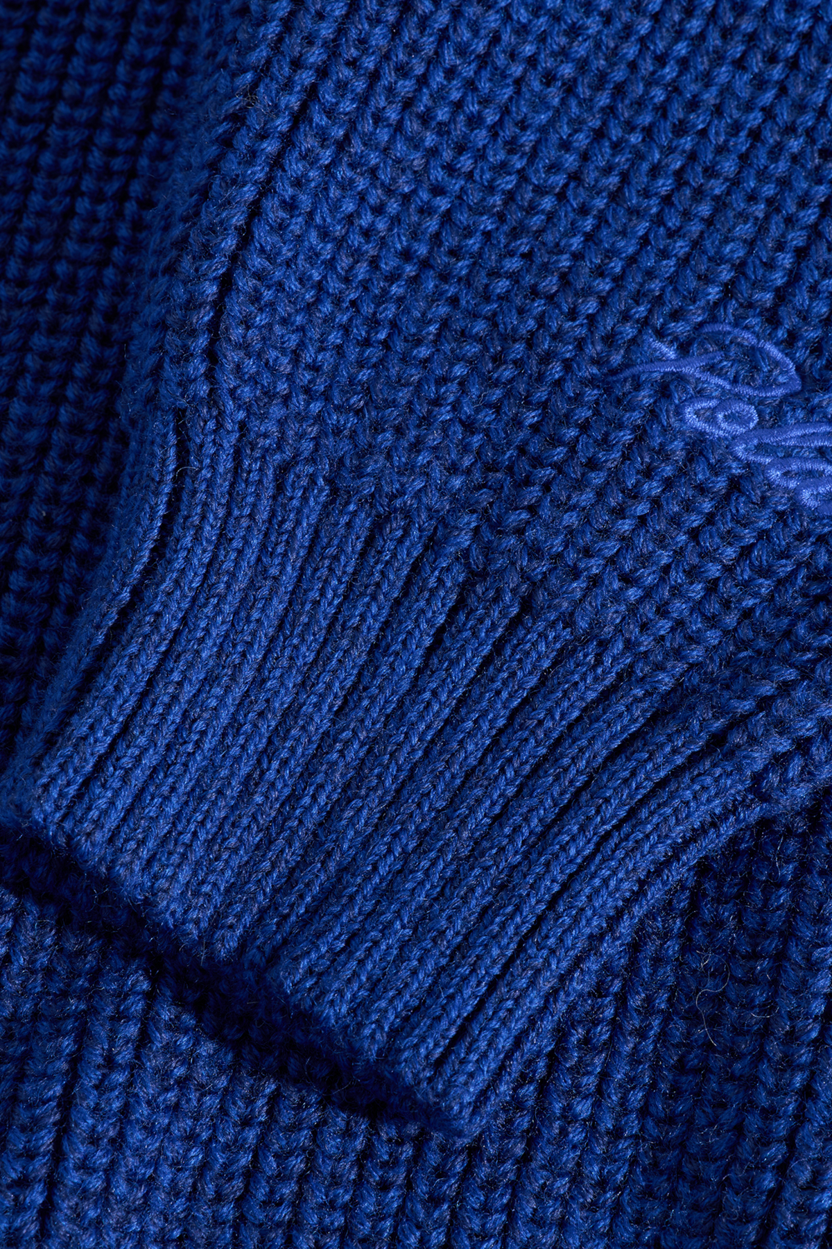 POLAR SKATE CO. Eve Sweater Blue Melange | Pull Laine Tricot Anglais Col V | Edgar Bdx