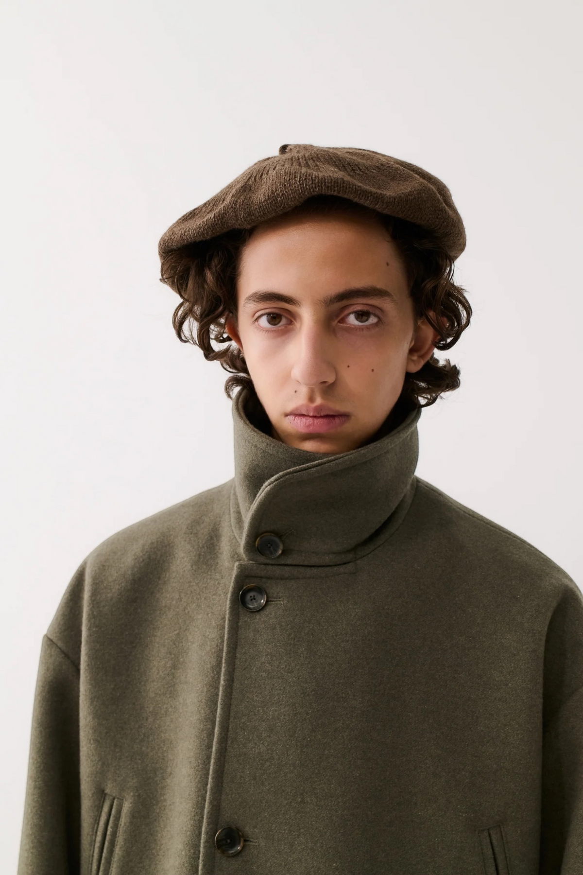 A KIND OF GUISE Anso Coat Felted Green | Edgar Bdx