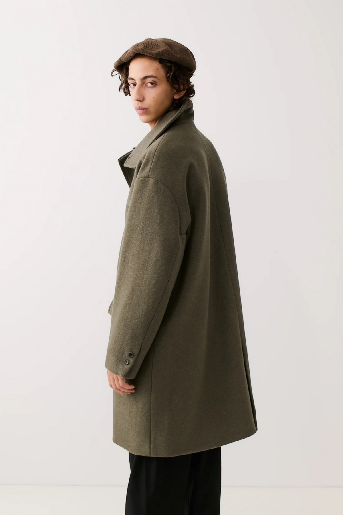 A KIND OF GUISE Anso Coat Felted Green | Edgar Bdx
