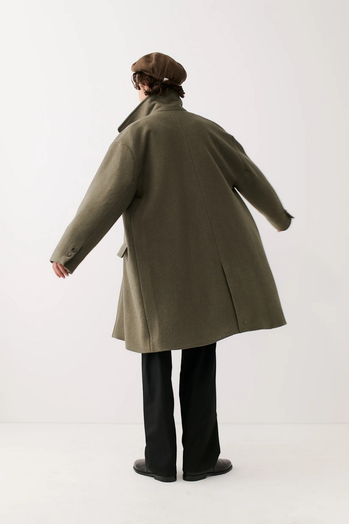 A KIND OF GUISE Anso Coat Felted Green | Edgar Bdx