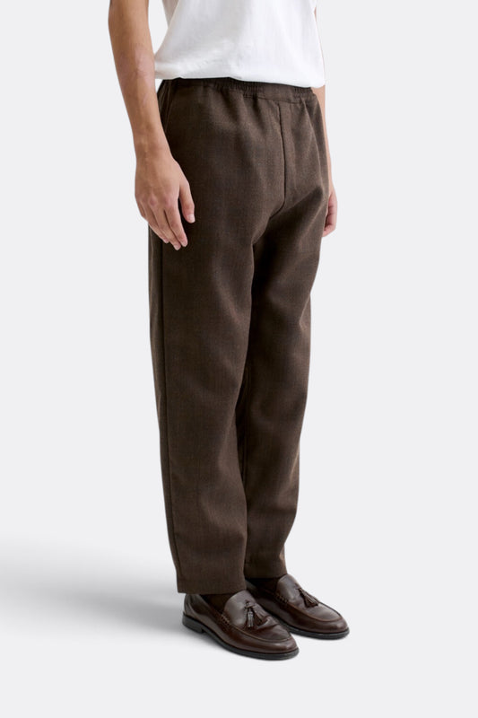 A KIND OF GUISE Banasa Pants Smoked Ebony Melange | Pantalon Laine | Edgar Bdx