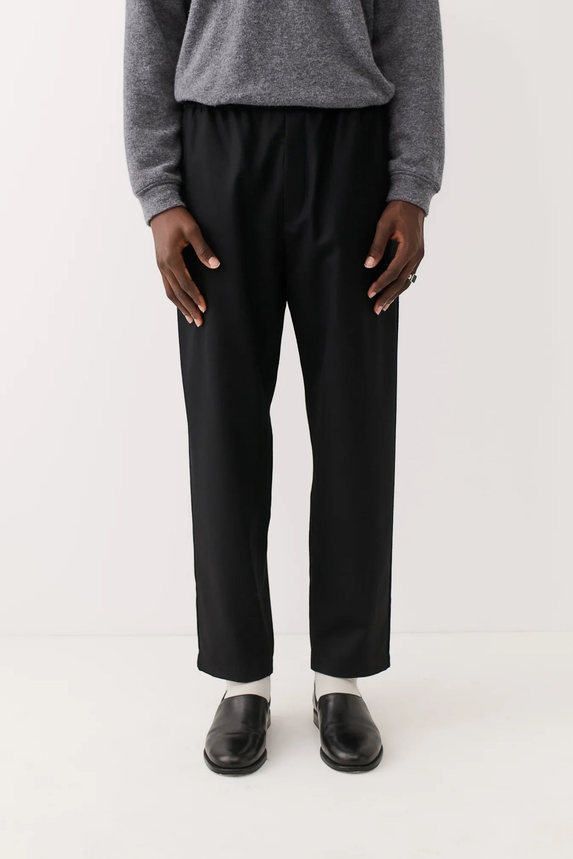 A KIND OF GUISE Banasa Pants Visavis Black | Pantalon Flanelle Laine | Edgar Bdx