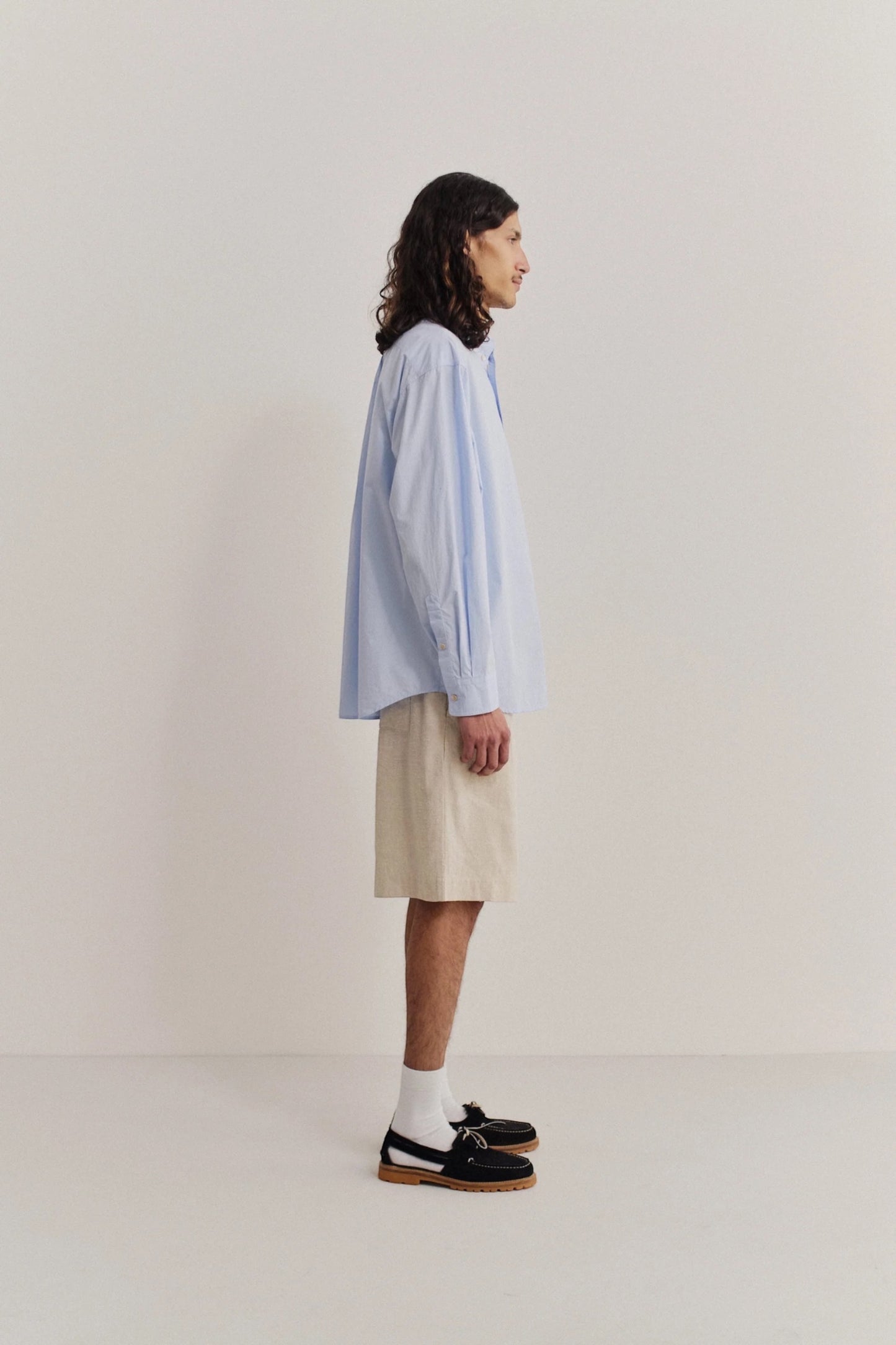 A Kind Of Guise Banita Button Down Shirt Cluster Washed Blue | Chemise Oversize