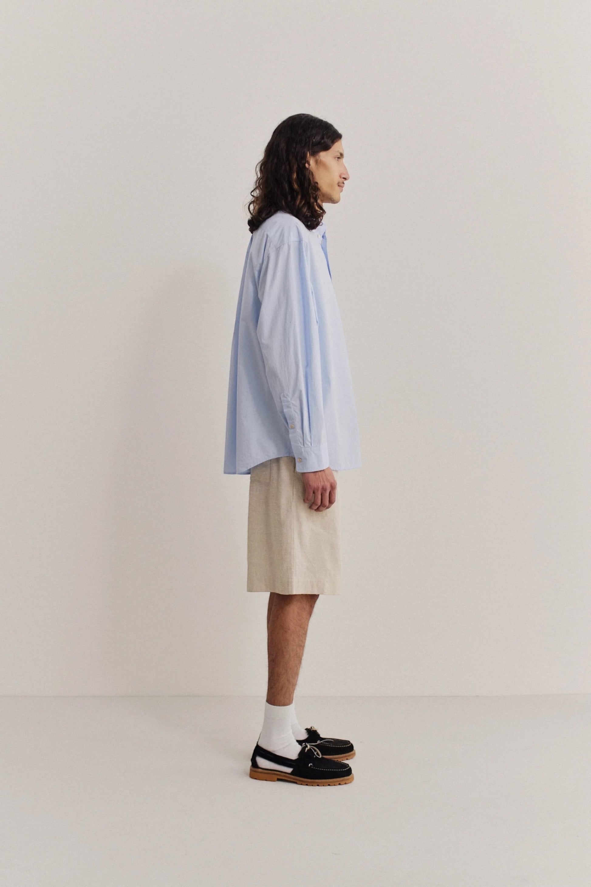 A Kind Of Guise Banita Button Down Shirt Cluster Washed Blue | Chemise Oversize