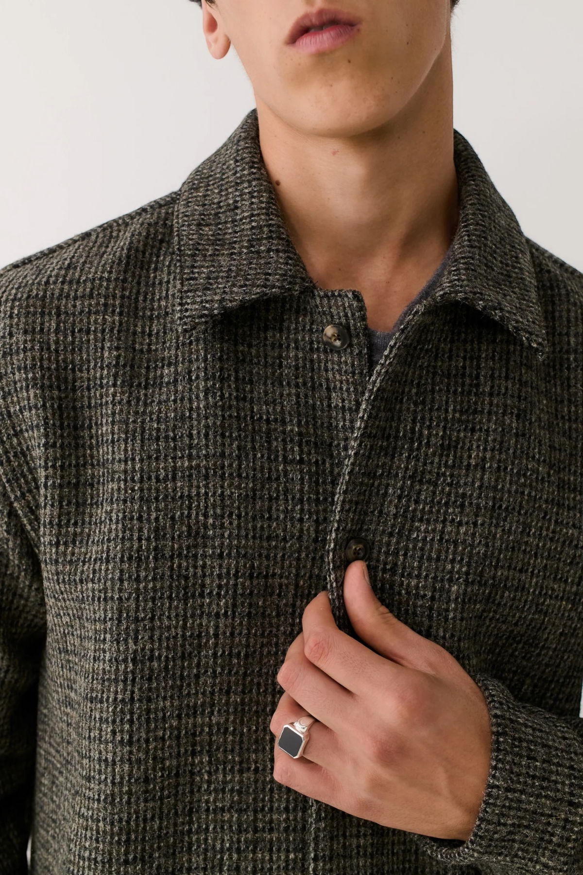A KIND OF GUISE Cullu Overshirt StonesShades Tweed | Edgar Bdx