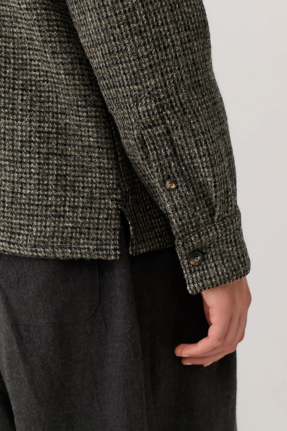 A KIND OF GUISE Cullu Overshirt StonesShades Tweed | Edgar Bdx
