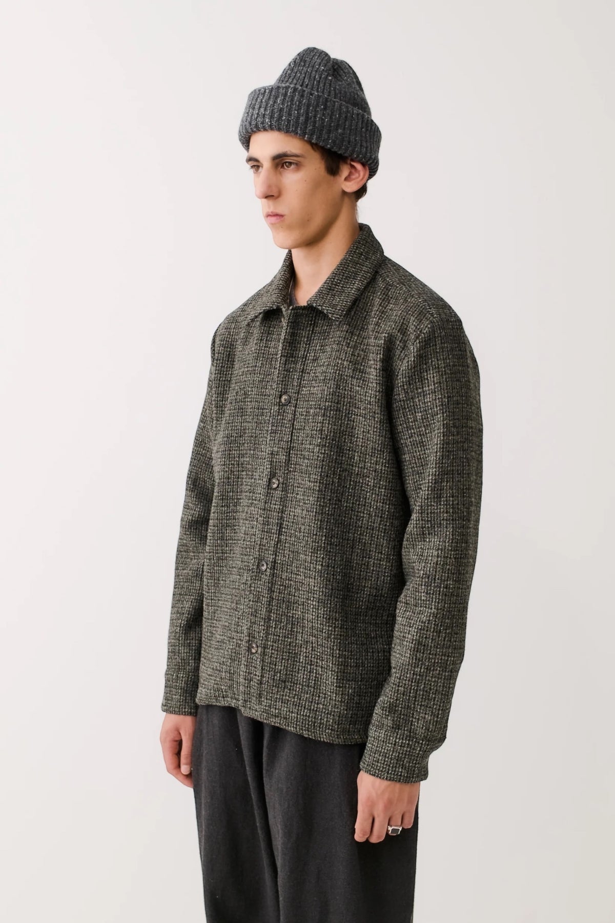 A KIND OF GUISE Cullu Overshirt StonesShades Tweed | Edgar Bdx