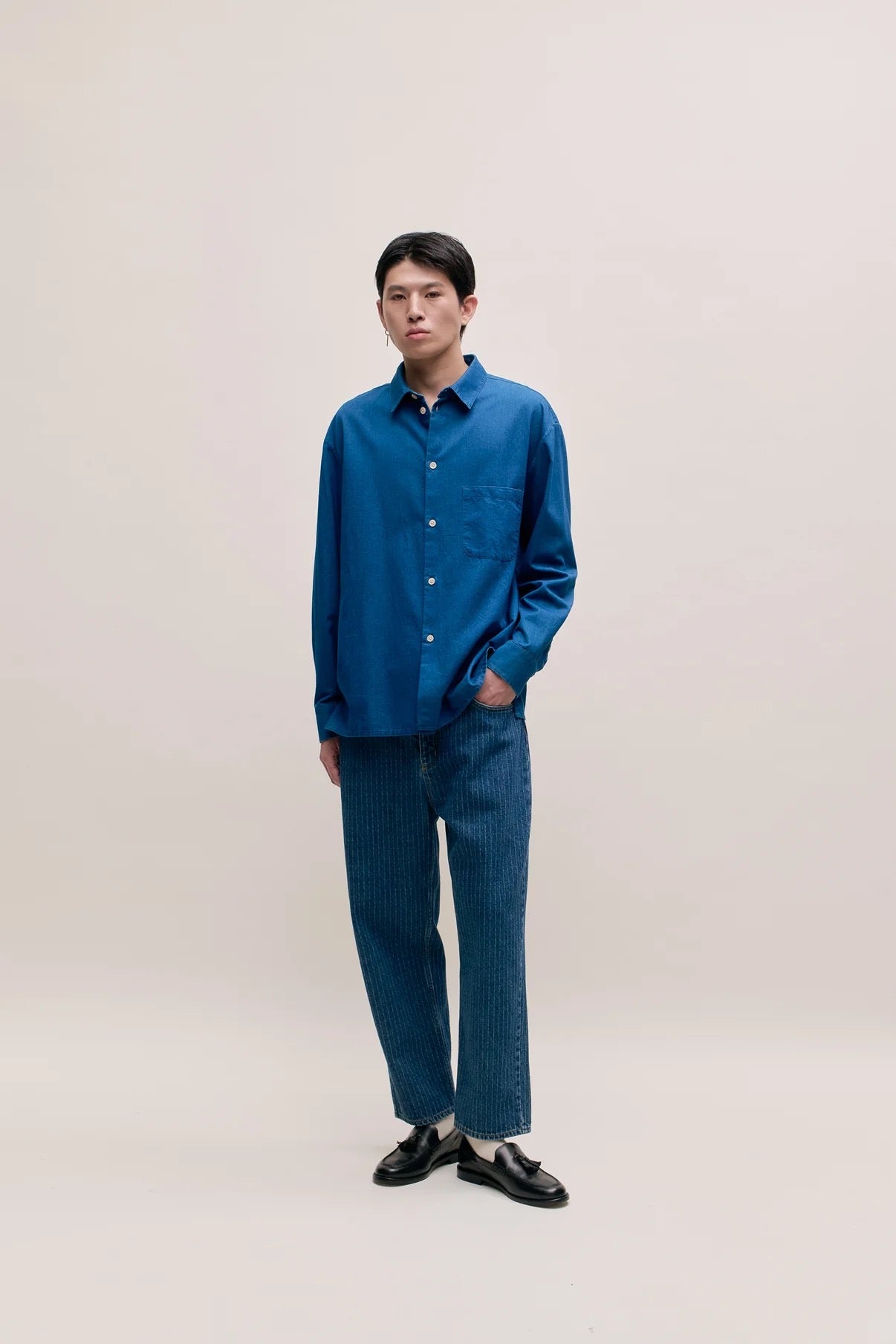 A Kind Of Guise - Gusto Shirt (Soft Indigo)