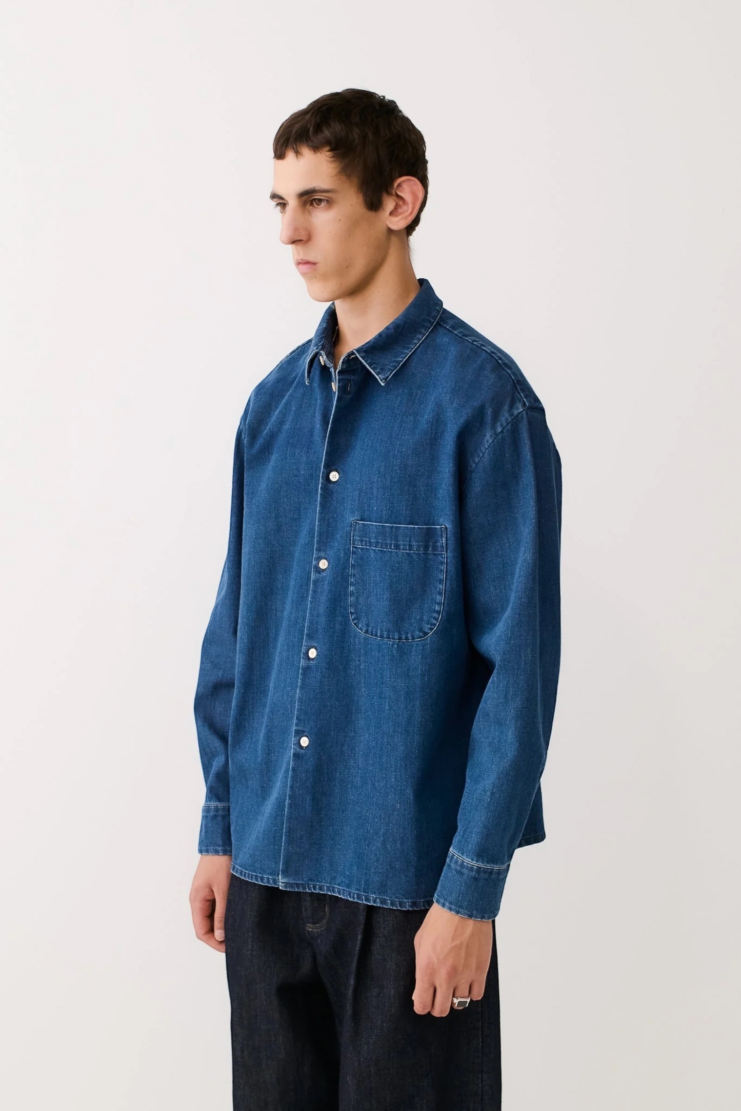 A KIND OF GUISE Gusto Shirt Zenith Denim | Chemise Oversize Denim | Edgar Bdx