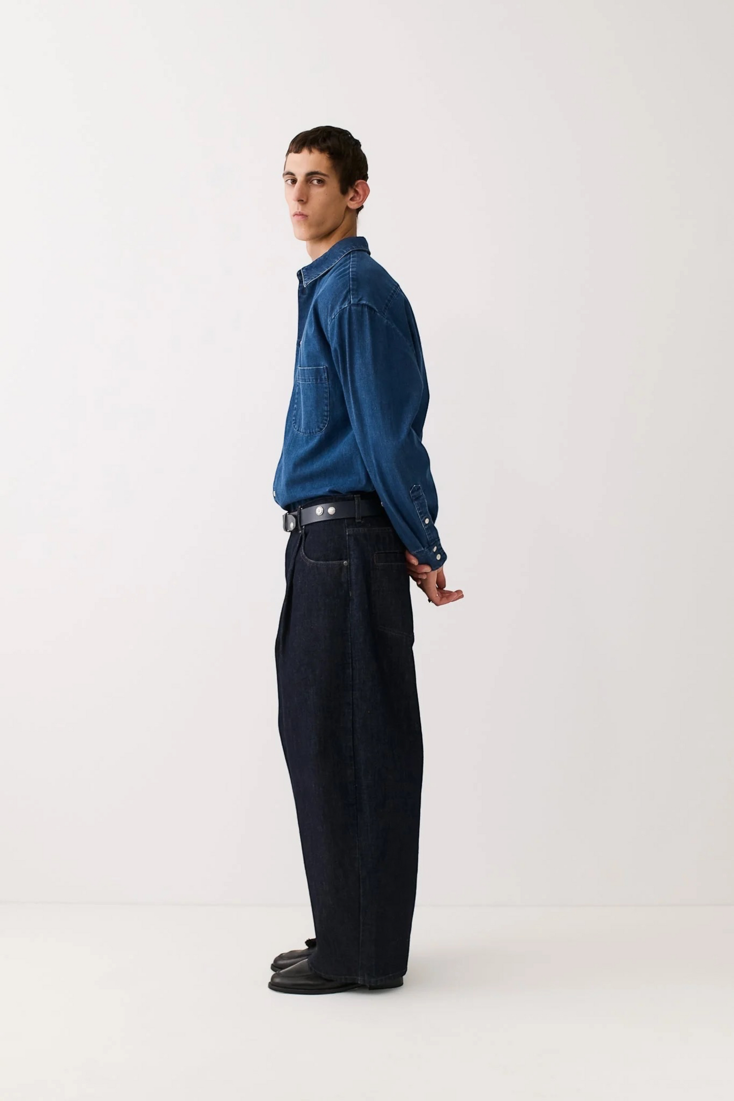 A KIND OF GUISE Gusto Shirt Zenith Denim | Chemise Oversize Denim | Edgar Bdx