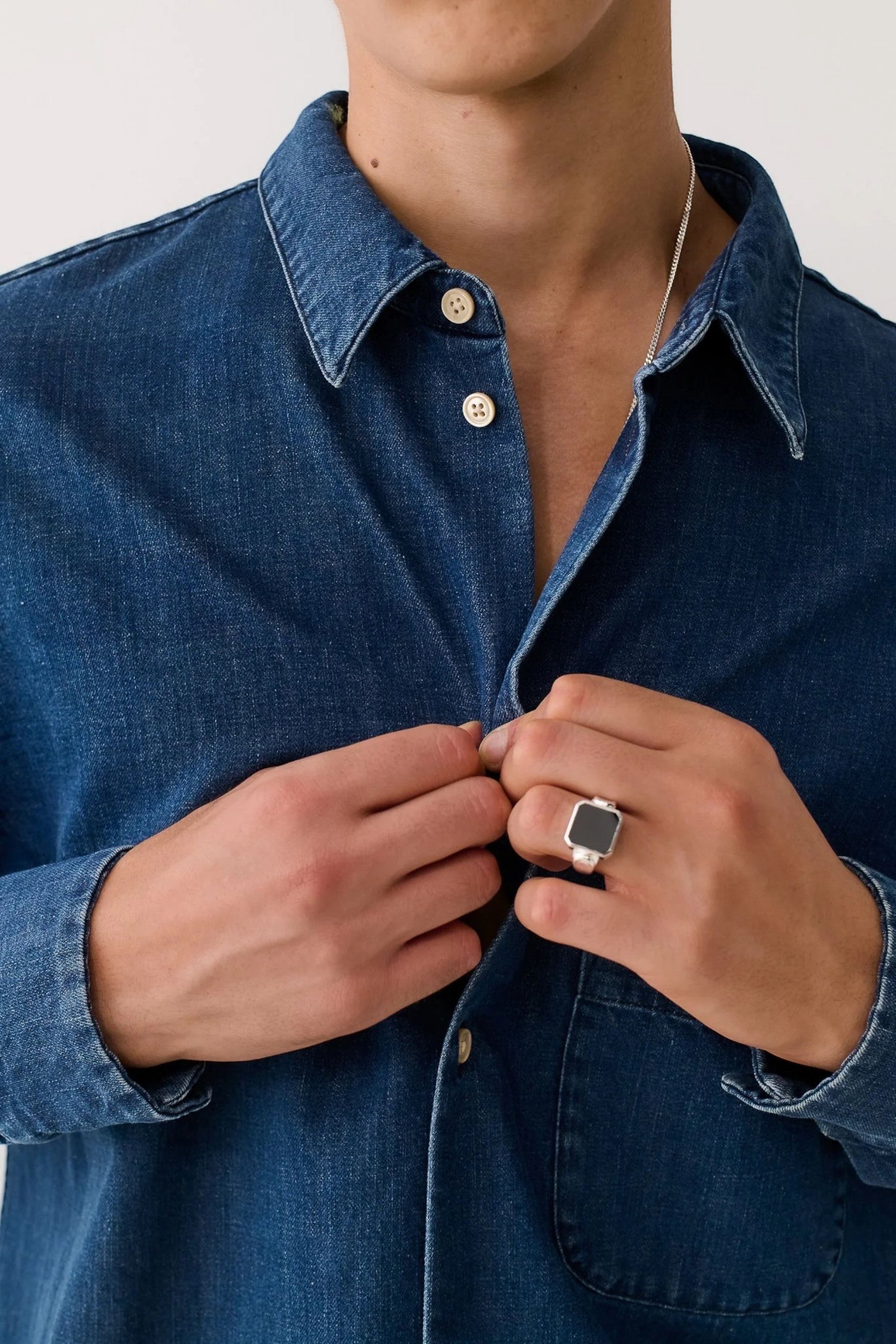 A KIND OF GUISE Gusto Shirt Zenith Denim | Chemise Oversize Denim | Edgar Bdx