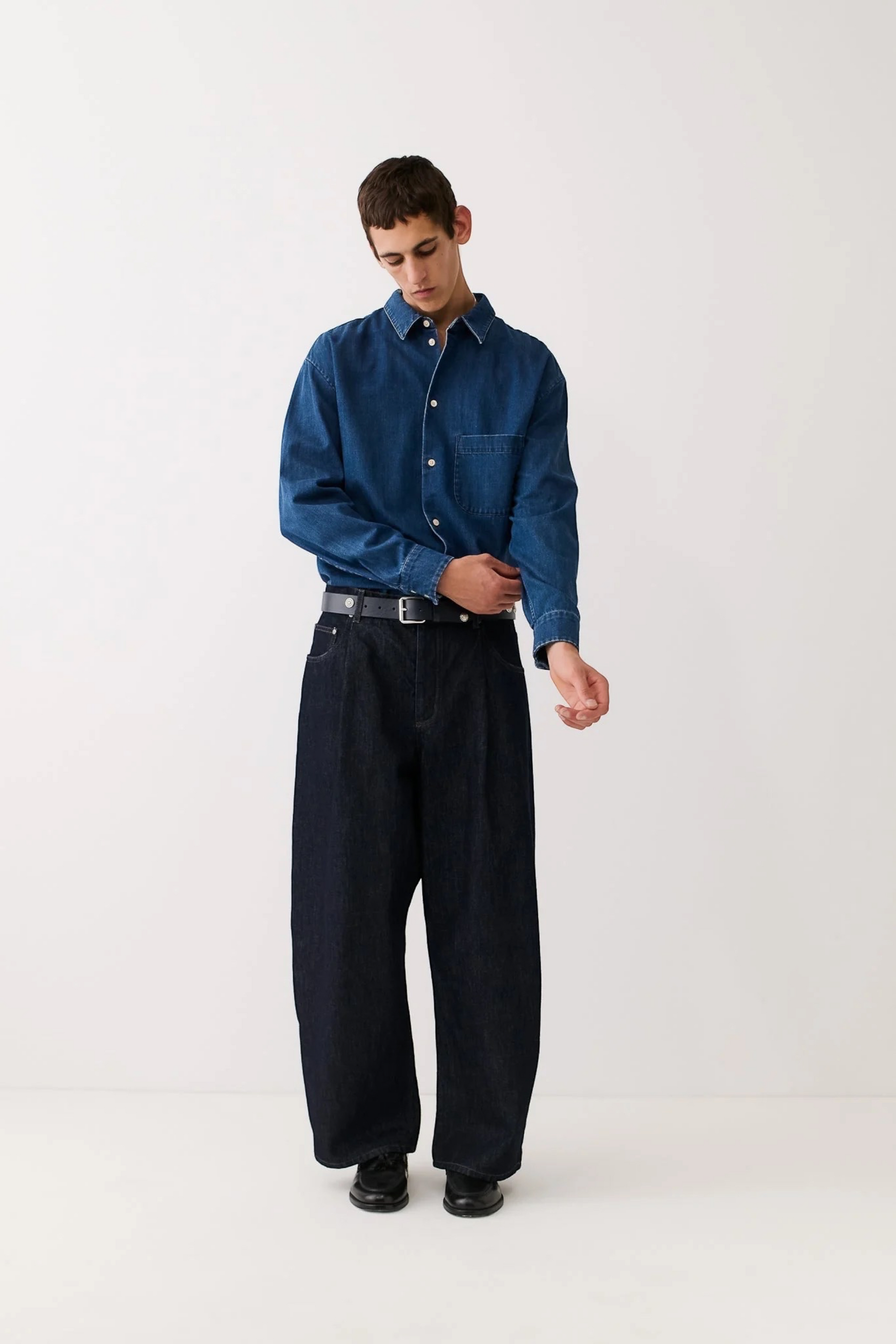 A KIND OF GUISE Gusto Shirt Zenith Denim | Chemise Oversize Denim | Edgar Bdx