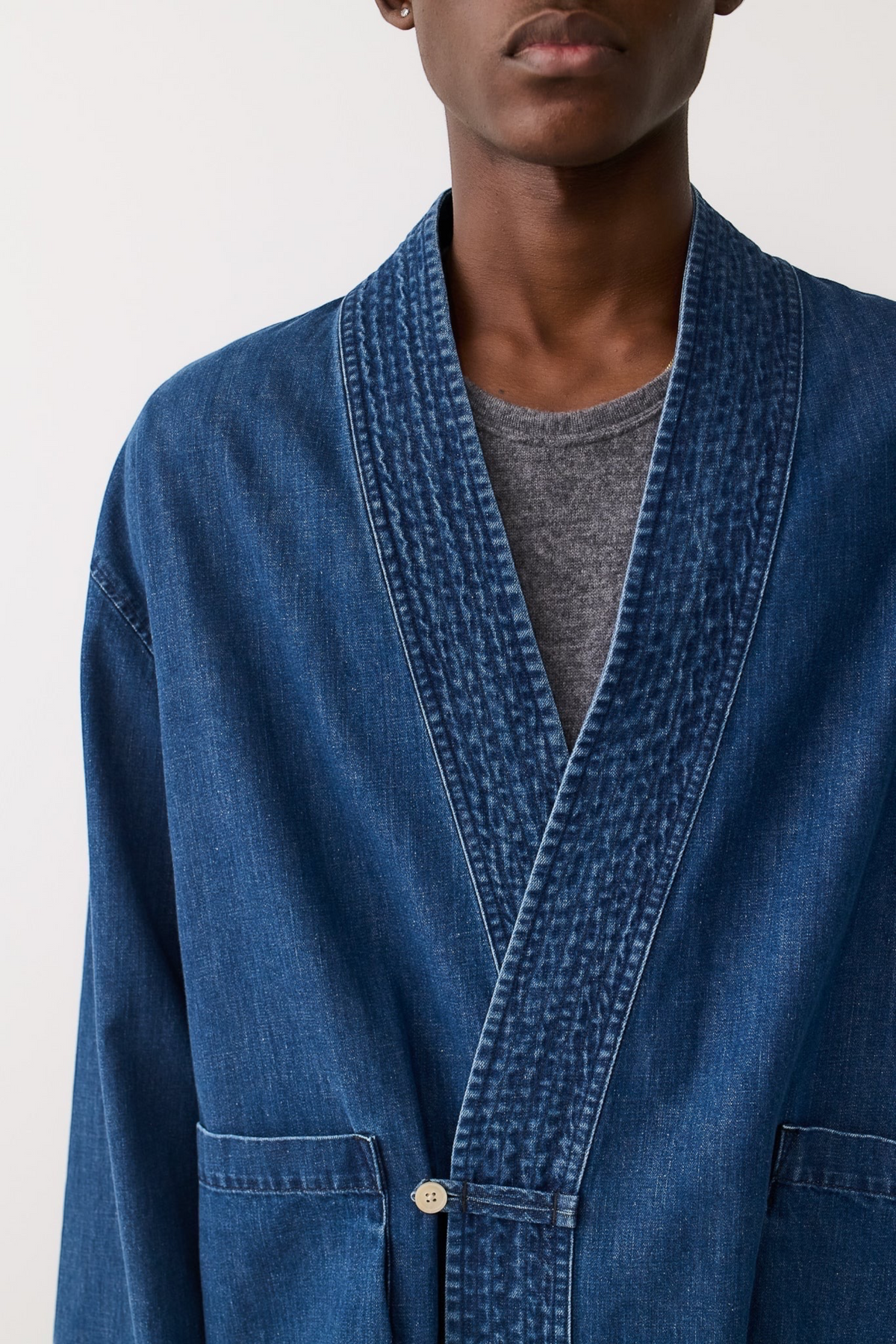 A KIND OF GUISE Quimono Shirt Zenith Denim | Edgar Bdx