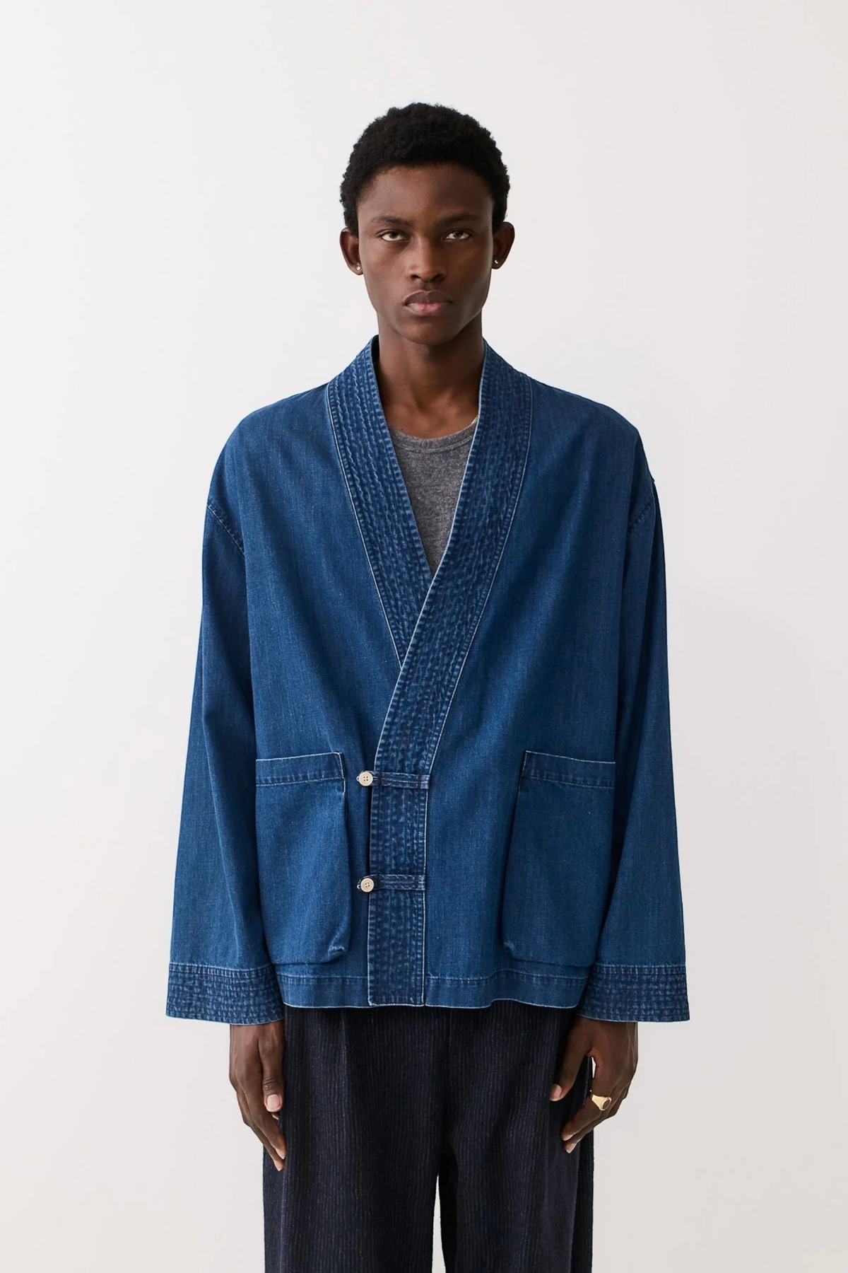 A KIND OF GUISE Quimono Shirt Zenith Denim | Edgar Bdx