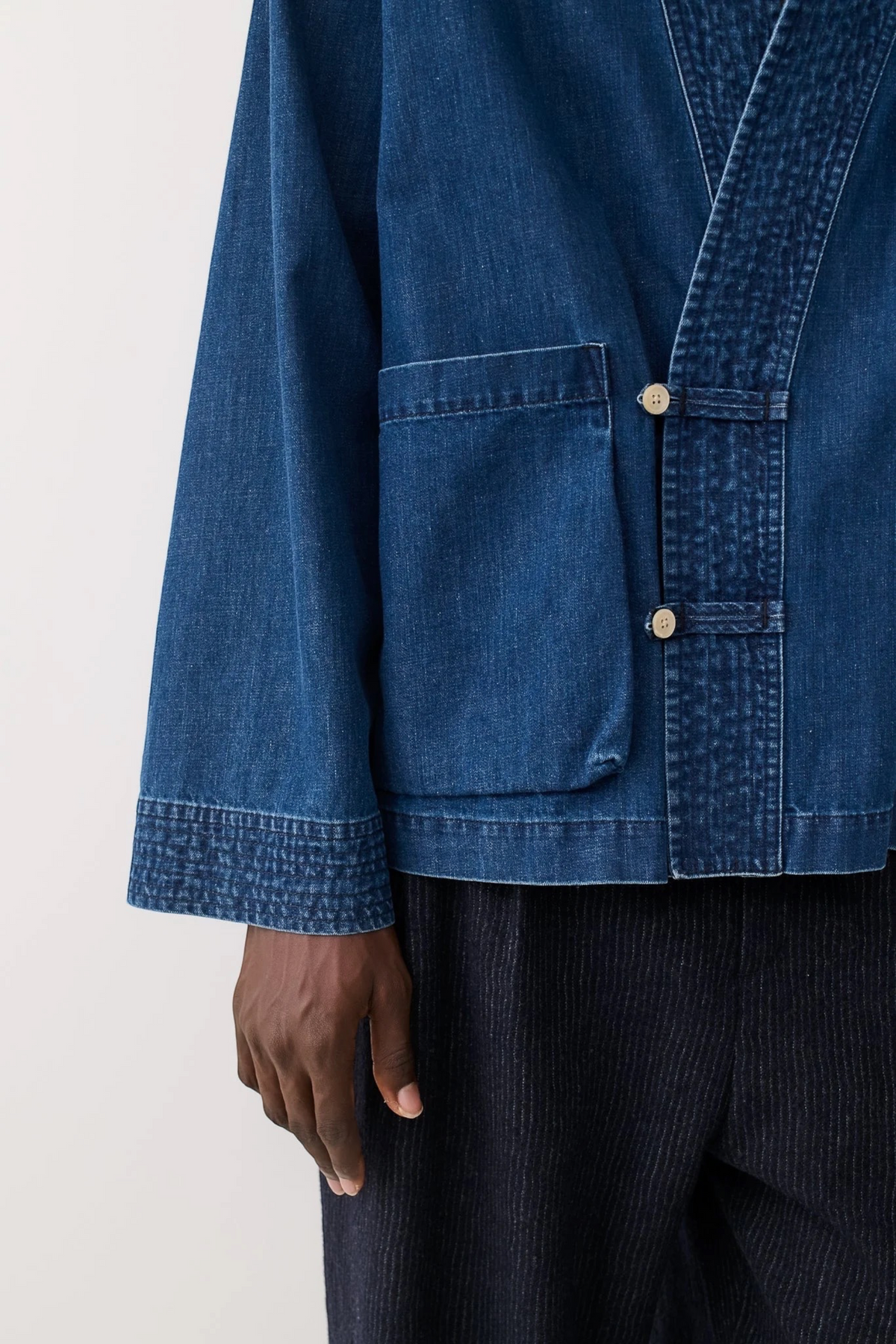 A KIND OF GUISE Quimono Shirt Zenith Denim | Edgar Bdx