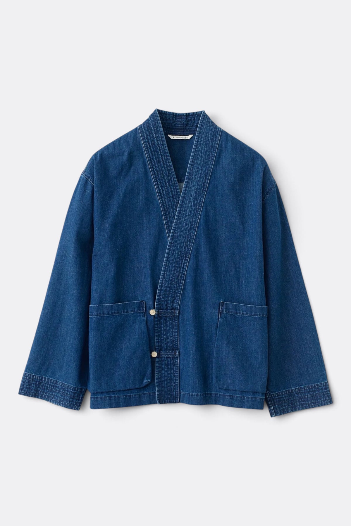 A KIND OF GUISE Quimono Shirt Zenith Denim | Edgar Bdx