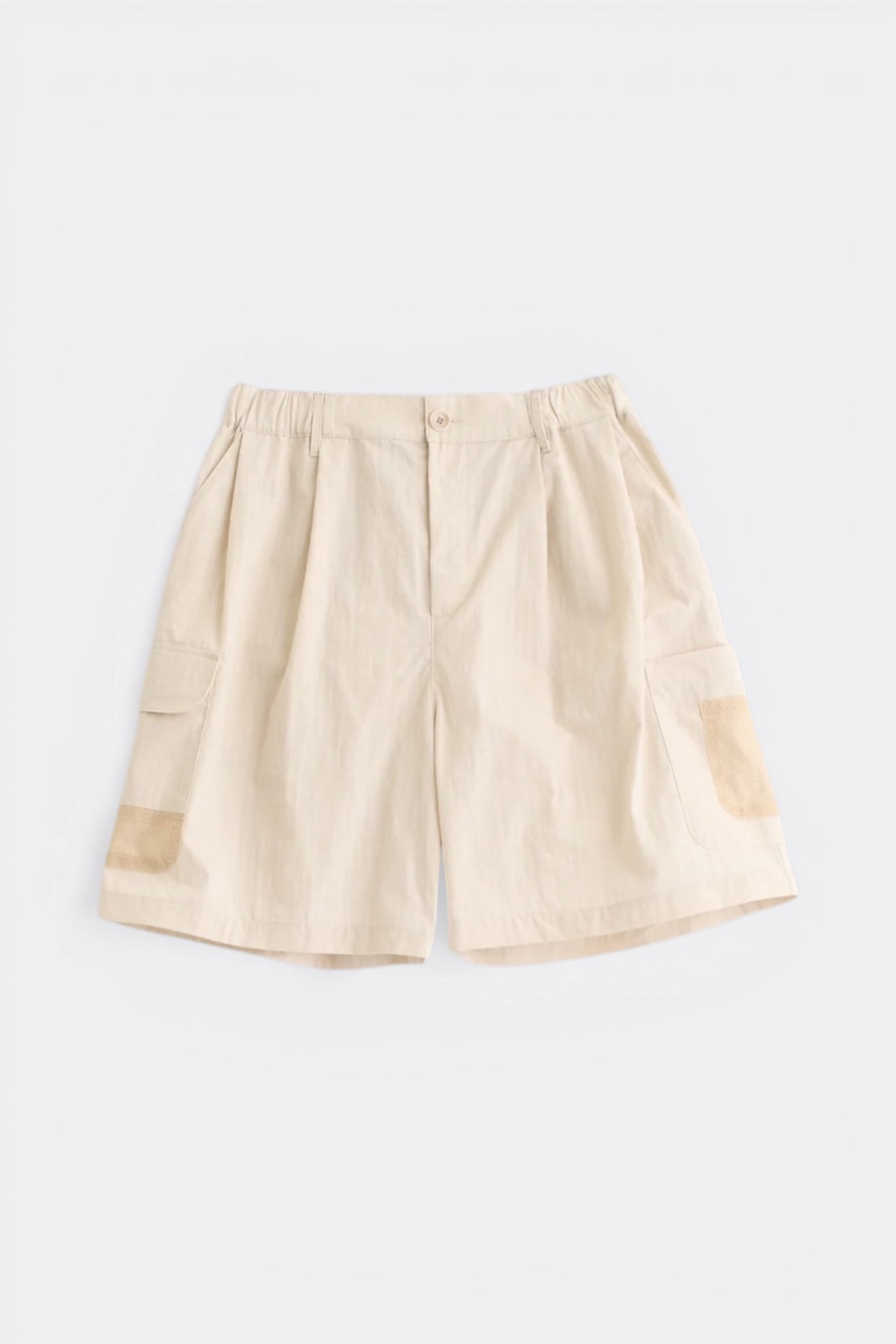 A Kind Of Guise Quito Shorts Off-White Ripstop | Short Coton Déperlant Italien