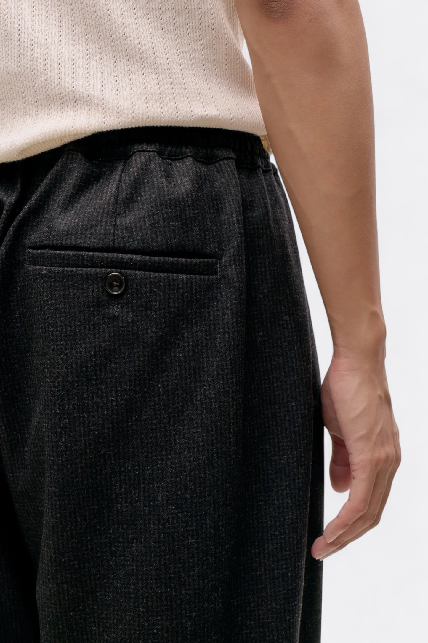 A Kind Of Guise - Samurai Trousers (Dark Brown Houndstooth)