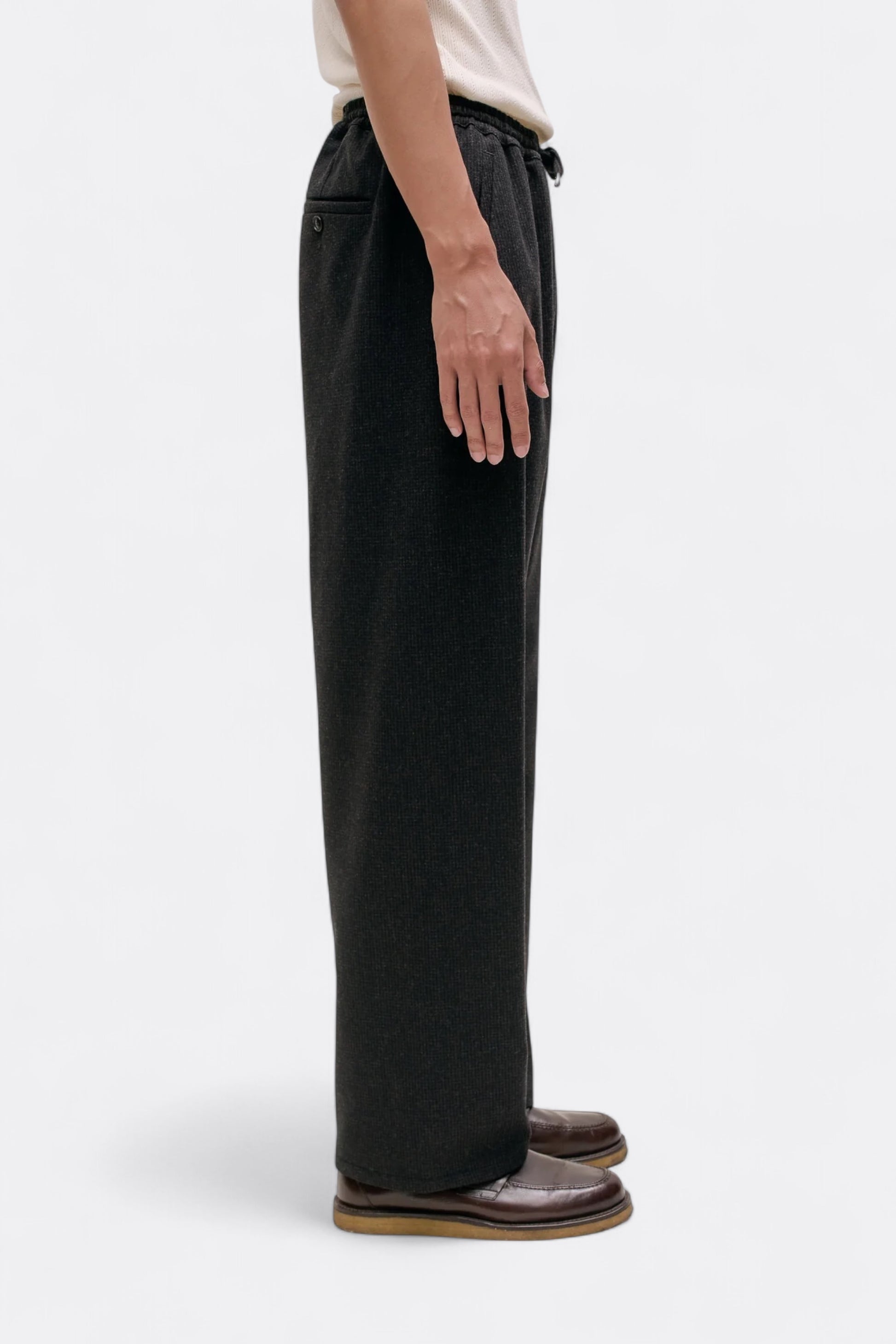 A Kind Of Guise - Samurai Trousers (Dark Brown Houndstooth)