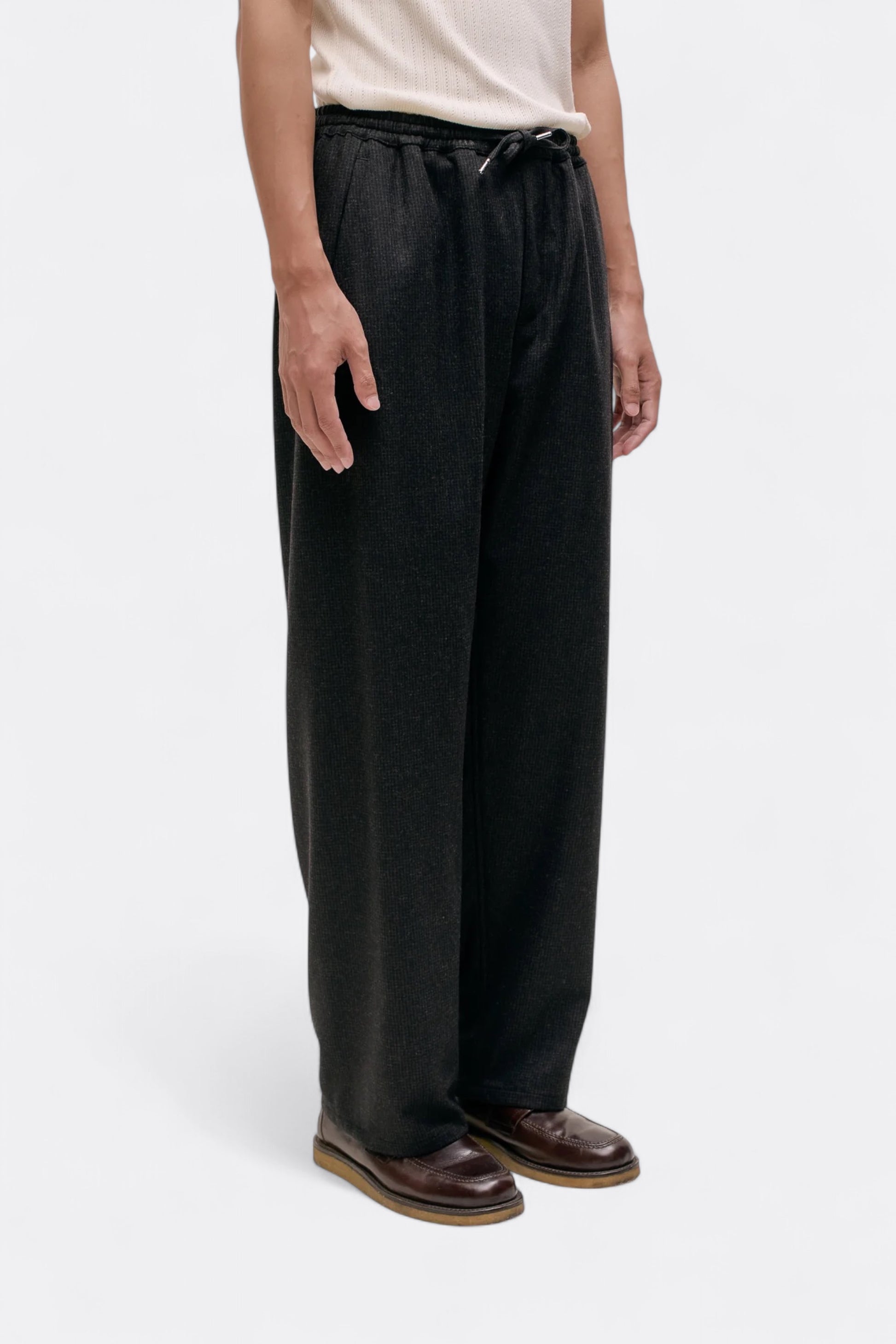 A Kind Of Guise - Samurai Trousers (Dark Brown Houndstooth)