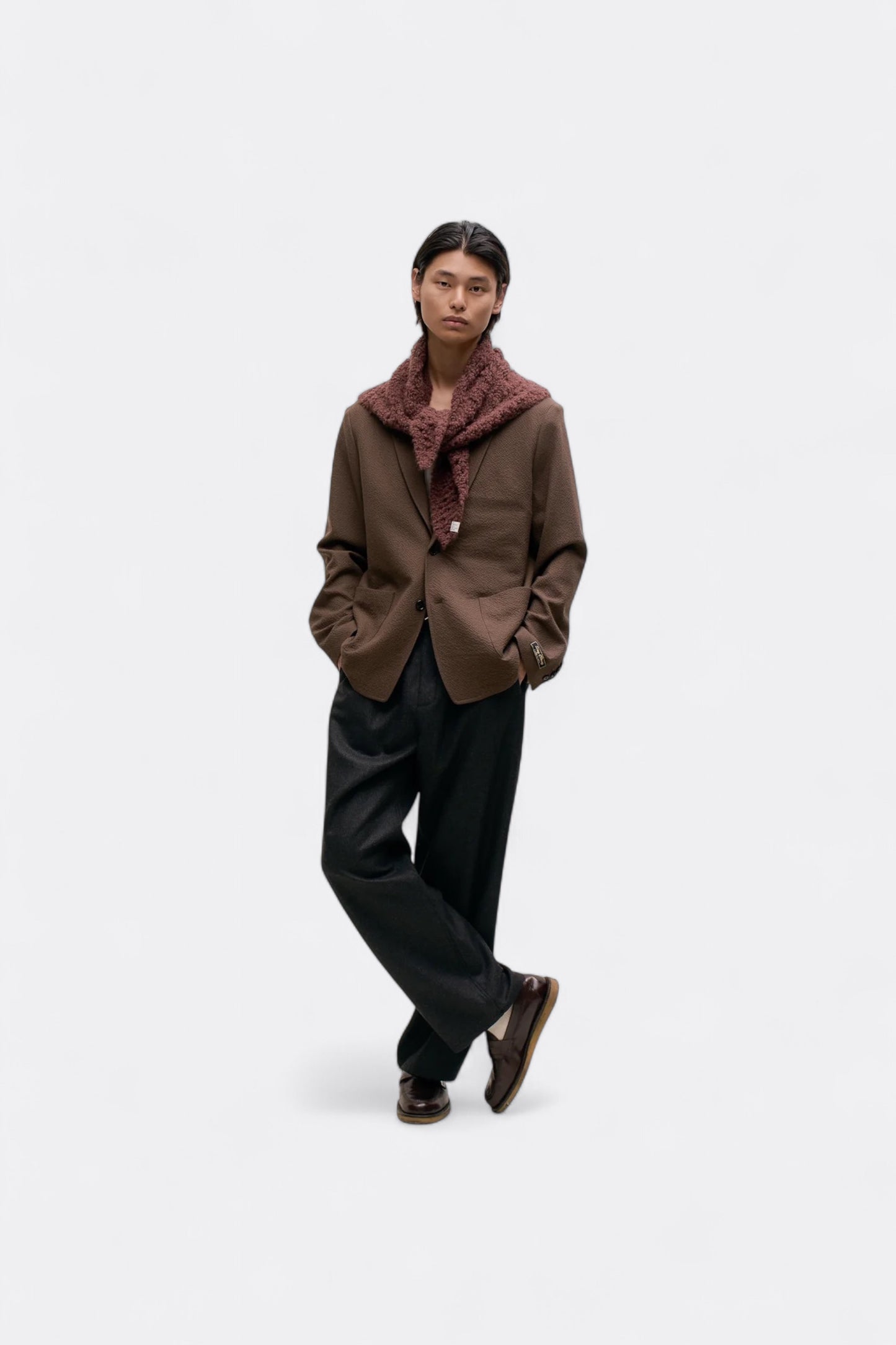 A Kind Of Guise - Samurai Trousers (Dark Brown Houndstooth)