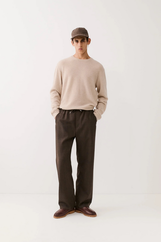 A KIND OF GUISE Samurai Trousers Smoked Ebony Melange | Edgar Bdx