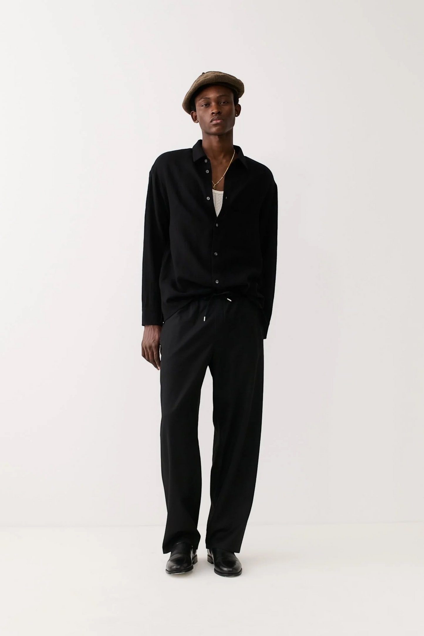 A KIND OF GUISE Samurai Trousers Visavis Black | Pantalon Flanelle Laine | Edgar Bdx