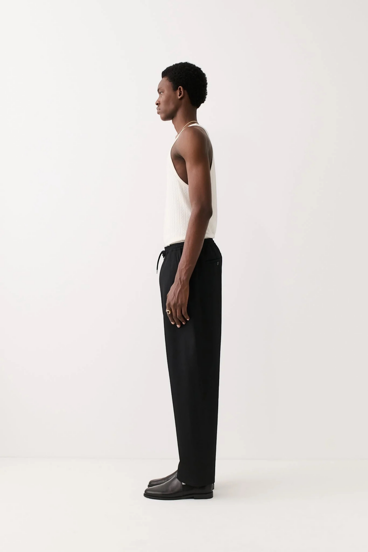 A KIND OF GUISE Samurai Trousers Visavis Black | Pantalon Flanelle Laine | Edgar Bdx